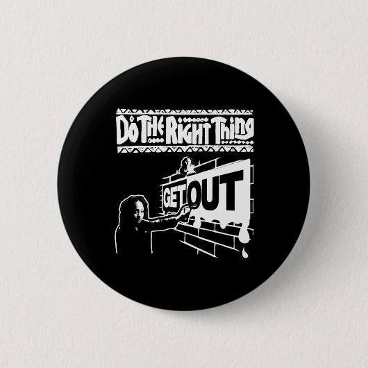 Ga weg...272 Sticker Ronde Button 5,7 Cm (Voorkant)