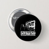 Ga weg...273 Sticker Ronde Button 5,7 Cm (Voorkant /achterkant)