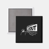 Ga weg...277 Sticker Magneet (Voorkant / Achterkant)