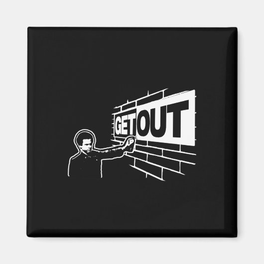 Ga weg...277 Sticker Magneet (Voorkant)