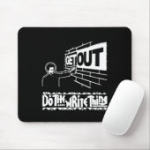 Ga weg...280 Sticker Muismat (Met muis)