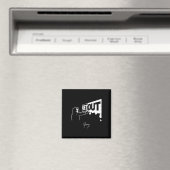 Ga weg...287 Sticker Magneet (Insitu (Vaatwasser))