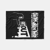 Ga weg...291 Sticker Fleece Deken (Voorkant (Horizontaal))