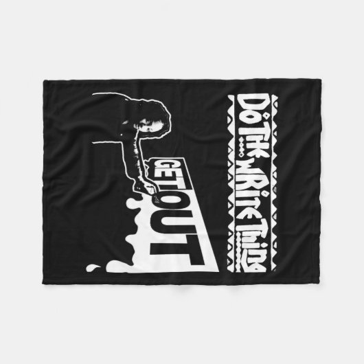 Ga weg...291 Sticker Fleece Deken (Voorkant (Horizontaal))