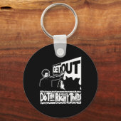 Ga weg...300 Sticker Sleutelhanger (Voorkant)