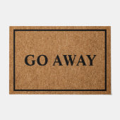 Ga weg Aangepaste Introvert Funny Doormat Deurmat (Voorkant)