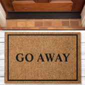 Ga weg Aangepaste Introvert Funny Doormat Deurmat