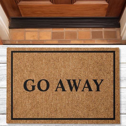 Ga weg Aangepaste Introvert Funny Doormat Deurmat
