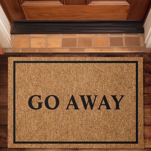 Ga weg Aangepaste Introvert Funny Doormat Deurmat