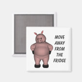 Ga weg bij de koelkast magneet (Voorkant / Achterkant)