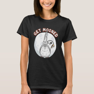 Ga weg bij parrot underfluffies I White Budgie B T-shirt