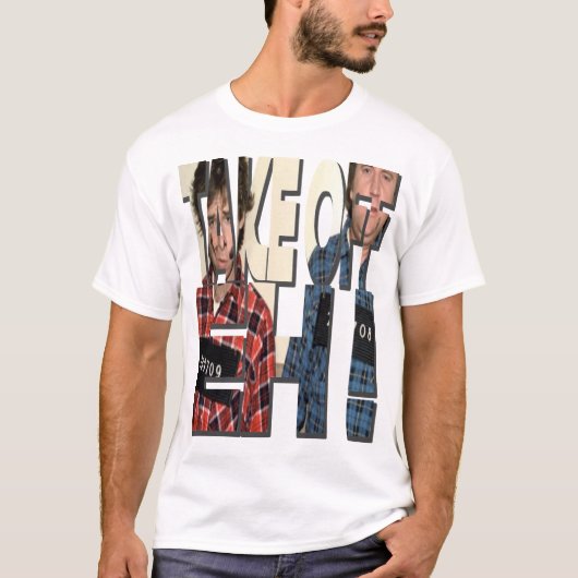 Ga weg, eh! Bob en Doug McKenzie Retro T-shirt (Voorkant)