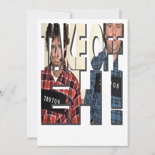 Ga weg, eh! Vreemd Brew Classic Design Kaart (Voorkant)