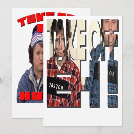 Ga weg, eh! Vreemd Brew Classic Design Kaart (Voorkant / Achterkant)