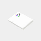 Ga weg en blijf uit! post-it® notes (Schuin)