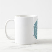 Ga weg Funny Typography Modern Arrow Minimalist Koffiemok (Links)