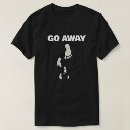 Ga weg houding t-shirt