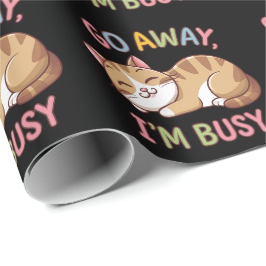 Ga weg, ik ben bezig cadeaupapier (Rol Hoek)