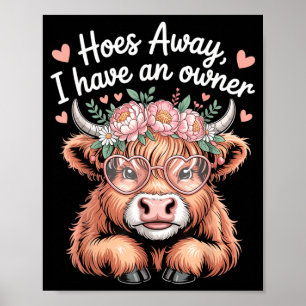 Ga Weg Ik Heb Een Baasje Kawaii Koe Grappig Meme Poster
