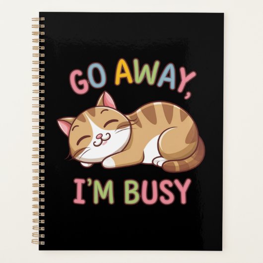 Ga weg, ik heb het druk planner (Voorkant)