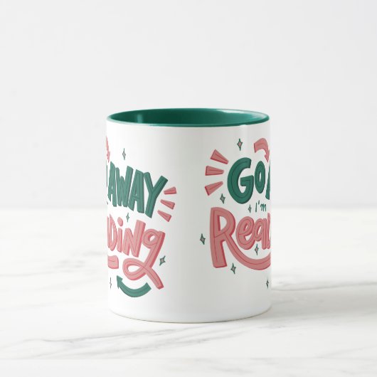 Ga weg Ik lees Boek Lover. Mok (Midden)