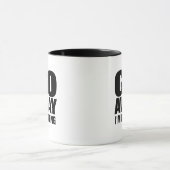 Ga weg, ik leest Funny Coffee Mugs. Mok (Midden)