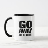 Ga weg, ik leest Funny Coffee Mugs. Mok (Links)
