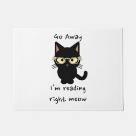 Ga weg, ik leest net... deurmat