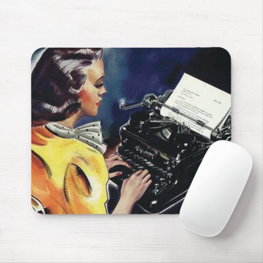 Ga weg! Ik schrijf! Muismat (Met muis)