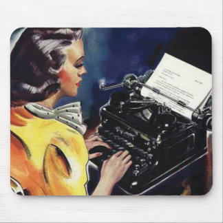 Ga weg! Ik schrijf! Muismat