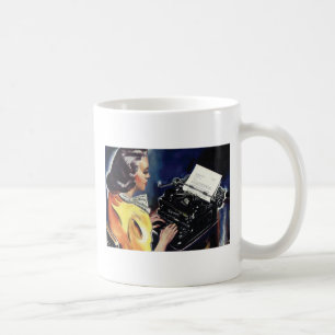 Ga weg! Ik schrijf... zeg ze dat je zaken bedoelt. Koffiemok