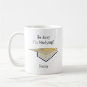 Ga weg Ik studeer koffie Mok (Links)