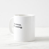 Ga weg Im-codering Koffiemok (Voorkant links)