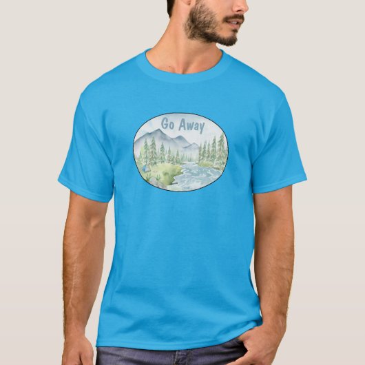 Ga weg in de Natuur T-shirt (Voorkant)