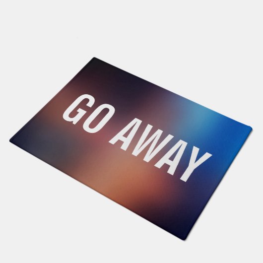 Ga weg - Introvert Funny Deurmat (Schuin)