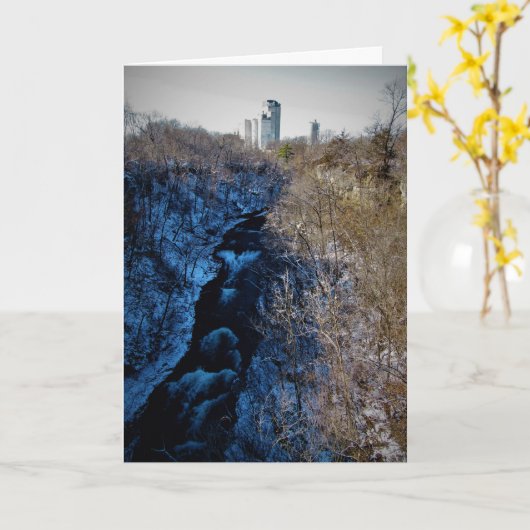 "Ga Weg!" Kerstkaart Kaart (Gele Bloem)