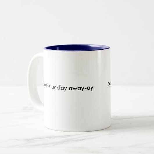 Ga weg koffie mok (Voorkant links)