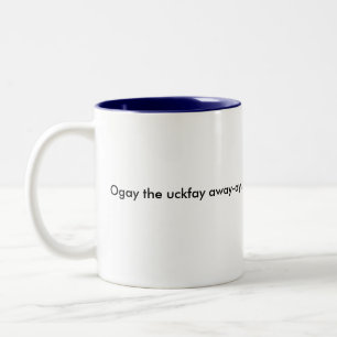 Ga weg koffie mok