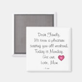 Ga weg! Magneet (Voorkant / Achterkant)