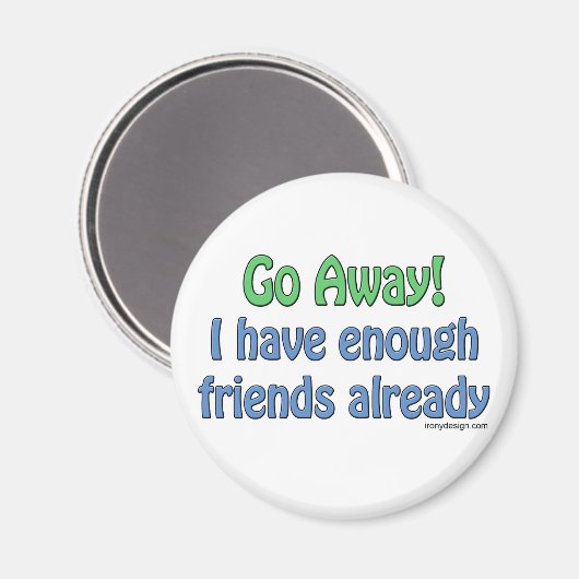 Ga weg! Magneten (Voorkant / Achterkant)