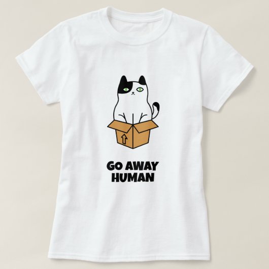 Ga weg, mens t-shirt (Design voorkant)