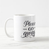 Ga weg met het lezen van een boek koffiemok (Links)