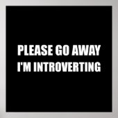 Ga weg met Introverteren Poster (Voorkant)