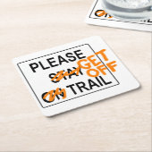 Ga weg met Onderzetter (Schuin)