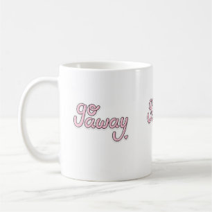 Ga Weg Mok Mop met Roze Lettering