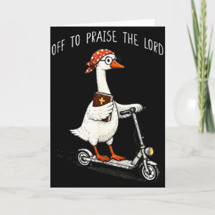 Ga Weg Om De Heer Te Loven Grappige Christelijke M Kaart
