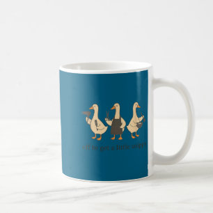 Ga Weg Om Een Beetje Een Grappige Gans Te Knippen Koffiemok