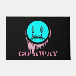 Ga Weg Pastel Goth Huilende Emoji Vloermat Deurmat