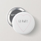 Ga weg Pin Ronde Button 5,7 Cm (Voorkant /achterkant)
