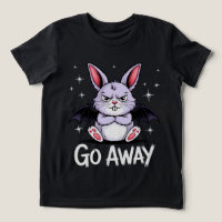 Ga weg Sassy Gothic Bunny Creepy Schattige